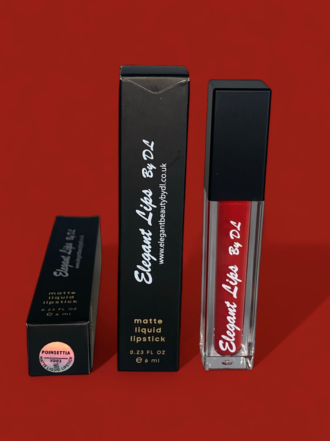 Poinsettia Matte lip gloss