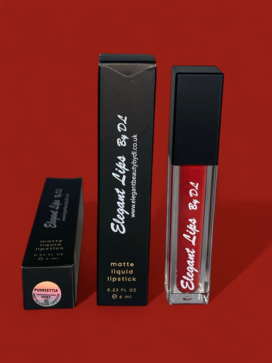 Poinsettia Matte lip gloss
